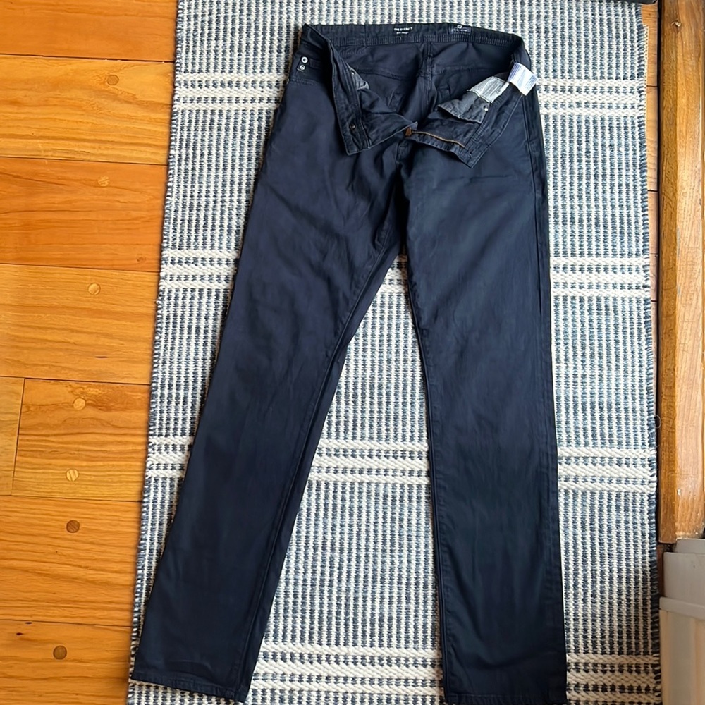 Adriano Goldschmidt Mens The Everett Chino Slim Straight 30x32 dark blue